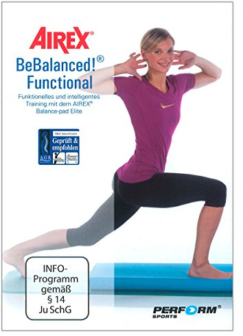 DVD AIREX BeBalanced! Functional Übungs-DVD Balance Pad Flexibar XCO Training