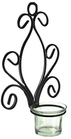 Wall Candle Holders Candle Sconces with Glass Wall Tea Light Holders for Home Cafe Hotel