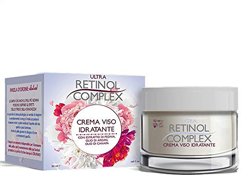 Fuktgivande ansiktskräm med pionextrakt, argan och hampa, 50 ml RETINOL COMPLEX