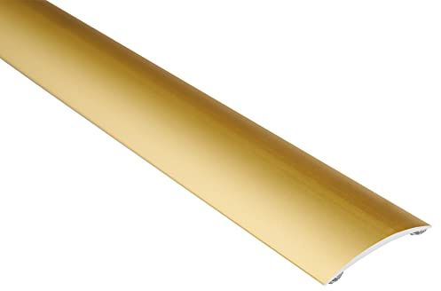 Effector Gewölbt Übergangsprofil Alu 93 cm 40x5 mm Gold Laminat Parkett Fliesen