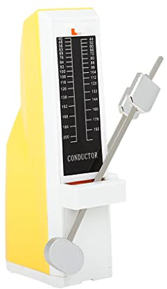 wisoolkic Mechanisches Metronom Anfänger Rhythmus Pendel Musikinstrument Präzise für Klavier Violine Bass Ukulele Trommelgitarre