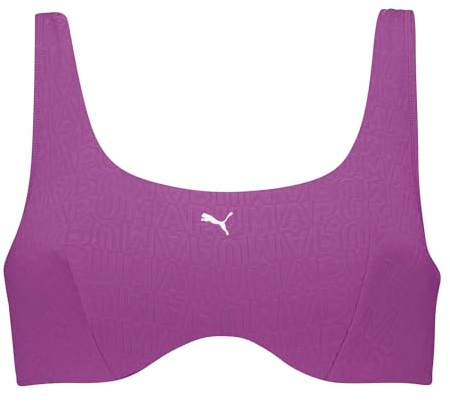 Puma Jaquard Scoop Parte Superiore del Bikini Donna (Pacco da 1)