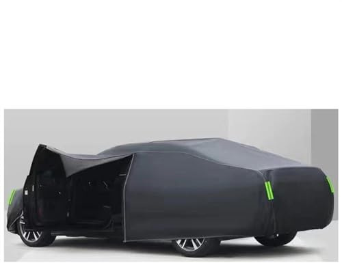 Vollgarage Autoplane Universell Für SUV-Limousine Auto-Vollaußenabdeckung Für Den Innen- Und Außenbereich Ganzjährig Wasserabweisend Atmungsaktiv Vollständige Autoabdeckung, Autoschutzabdeckung(A,XXL)