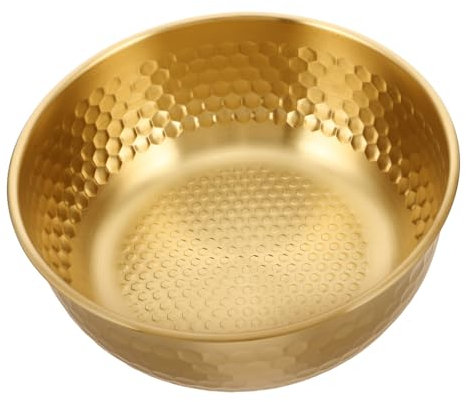 PRETYZOOM Cuencos De Acero Inoxidable para Ensaladas y Frutas Diseño Elegante Tazones