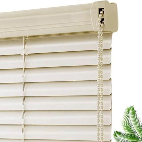Aluminium-Jalousien, 25 mm Lamellen, für Fenster 50/60/70/80/90/100/110/120/130/140 cm breit, für Innenbereich, Verdunkelung, Wärmedämmung, Sichtschutz, B × H 115 × 220 cm