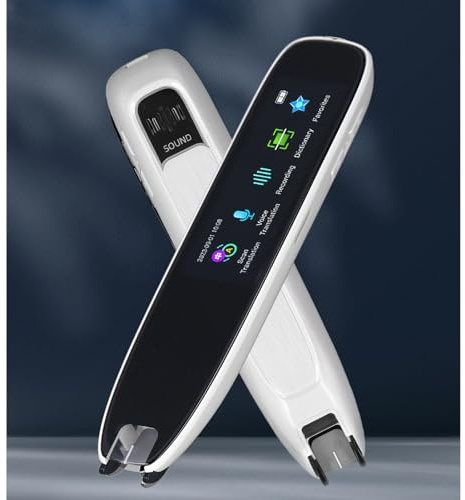 Scan Reading Pen International Edition, 13 Sprachen Smart Scan Reader Pen, Integrierte Aufnahmefunktion, Tragbarer Digitaler Übersetzer für Studenten, Reisende, Geschäftsleute