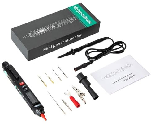 KMGUZRRWD A3008 Multimètre numérique Intelligent Professionnel 6000 Points Testeur de Stylo de capteur Compteur de Courant Voltmètre sans Contact(A3008 Pro)