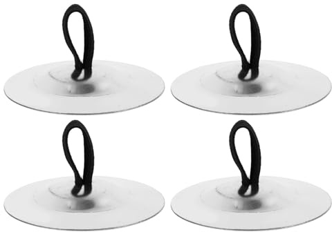 ERINGOGO 4 Stück Fingerzimbeln aus Kupfer für Kinder mit Klarem Klang und Praktischem Design Silberne Kinderpercussion für Kindertanz und Unterhaltung