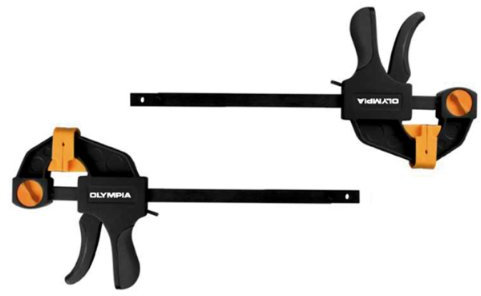Olympia Tools 38-230 2-Piece Mini Ratcheting Bar Clamp and Spreaders Set