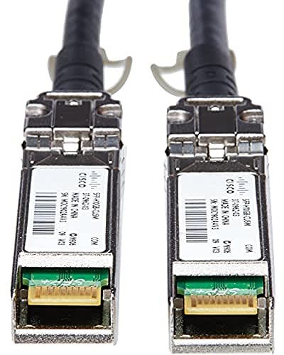 Cable SFP+ Twinax de conexión Directa de 10 G de Cisco, pasivo, Conjunto de Cables de 30 AWG, 5 Metros, Gris, garantía estándar de 5 años (SFP-H10GB-CU5M=)