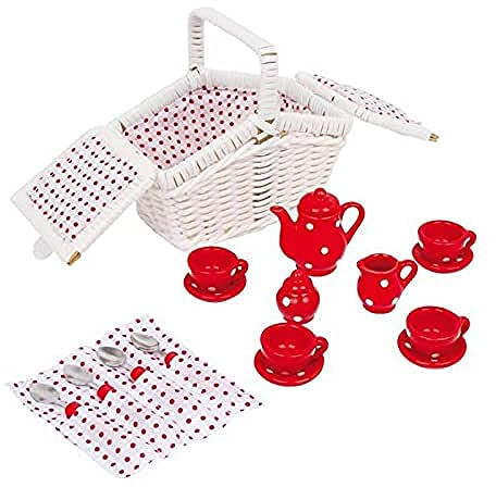 Small Foot Legler 5315 - Picknickkorb Tina, 17-teilig