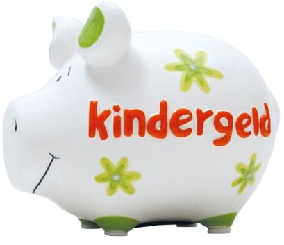 KCG Spardose Sparschwein klein Kindergeld