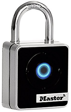 MASTER LOCK Bluetooth Smart Padlock [Indoor] [Bluetooth Access or Directionnal Code] 4400EURD - Best Used for Cabinets, Indoor Storage Lockers, School Lockers and More