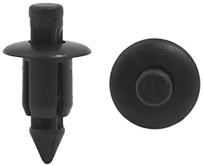 sourcing map Spritzschutz-Befestigungsclips 50 Stück Für Auto 6mm | 6 Mm, Für Innenverkleidungen, Türkarten, Dachhimmel, Motorabdeckungen, Kofferraumauskleidungen, Radlaufverkleidungen