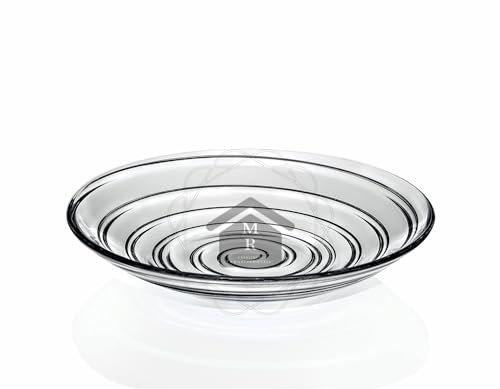 MRcasalinghi Set TAVOLA Piatti Cristallo ULTRACLEAR CRISTALLERIA Italiana (P. Fondi 4 Pz.)