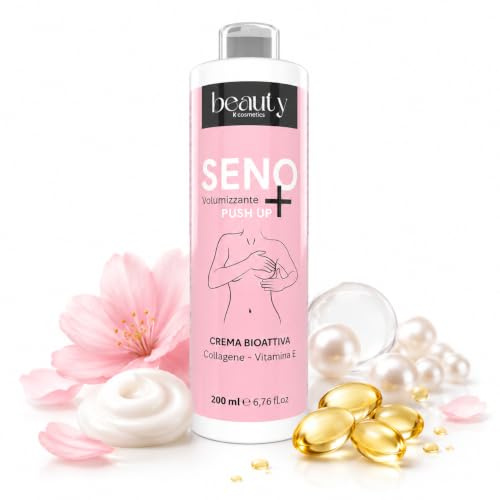 AlohaLabs Seno+ Brustcreme, 200ml | Volumengebend, Straffend, Mit Kollagen und Sheabutter, Spendet Feuchtigkeit, Korrigiert Dehnungsstreifen