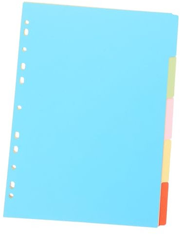 UTHCLO Dokumenten-organizer Ordner Indexteiler A4 Notizblock-teiler Loseblatt-notizbuch Indexteiler