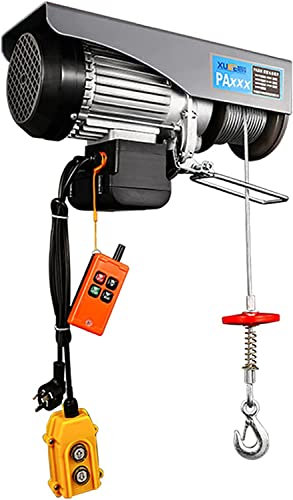 XNYXLPP Mini palan de Levage électrique télécommandé sans Fil, élévateur à câble électrique 510W, Petite Grue Domestique 220V, treuil électrique (120kg/20m)
