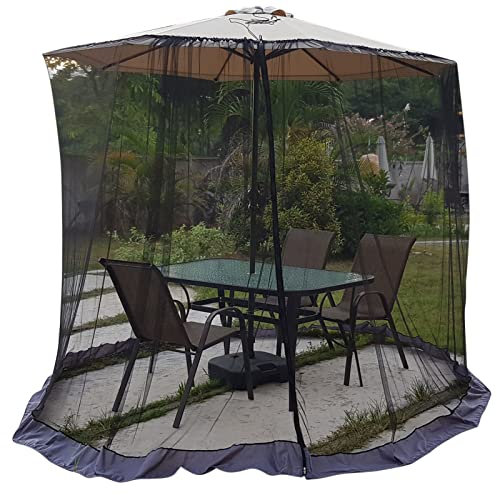 Zanzariera Per Ombrellone Da Esterno - Copertura Per Zanzariera, Copertura Per Ombrellone Per Tavolo Da Giardino, Zanzariera Per Ombrellone Da Patio, Grande Zanzariera Per Pranzi All'aperto, Rete Per