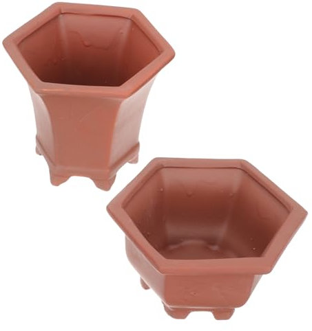 Yardwe Macetas De Cerámica Vintage Pequeñas Ideales para Suculentas y Calathea