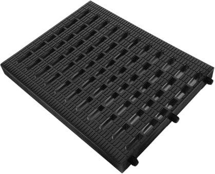 NUOBESTY Cubierta De Zanja De Drenaje Exterior De Plástico Polimérico Colador Tapa y Rejilla Para Patio o Jardín Para, Cercas y Terrazas