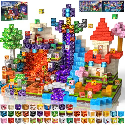 Magnetiska Byggklossar 150 PCS 2CM Magnetic Blocks, 3+ STEM Montessori sensoriska leksaker för 3 4 5 6 7 8 9 10 11 12 8-12 år gamla pojkar och flickor Födelsedagspresenter