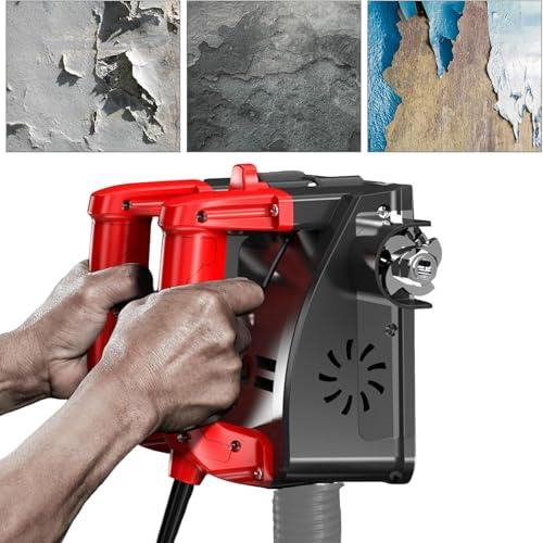 XNYXLPP Piallatrice Elettrica da Parete Commerciale, Raschietto Elettrico Portatile, profondità Regolabile, per Carta da Parati e Vernice, Cantieri Edili