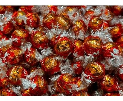 Lindor Cioccolatini al gusto ARANCIA ROSSA, Confezione da 500 g, Praline Sfuse