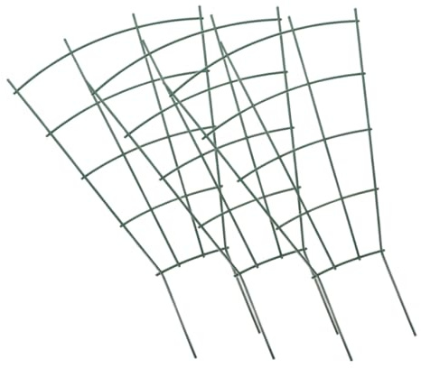 DIYEAH 3pièces Treillis pour Plantes Grimpantes Intérieur Support pour Petits Pots et Jardinières Facile à Installer Design Élégant