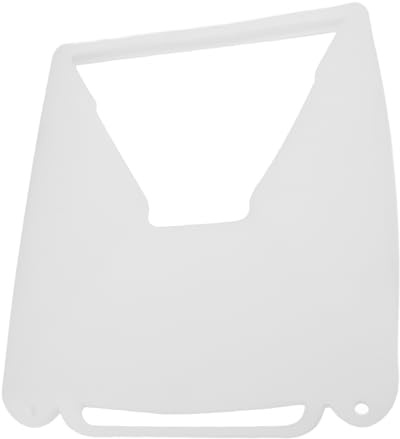 Fabater Mini Antenna Parabolica in Silicone Resistente Agli Urti, Segnale Amichevole per gli Appassionati di Satellite (WHITE)