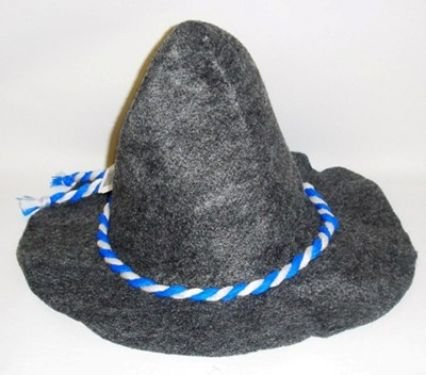 Seppelhut, Wurzelsepphut, Filzhut mit Kordel, Bayernhut (8020)