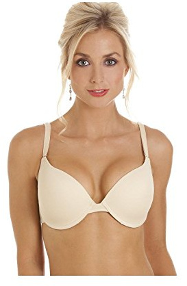 Camille Womens Beige Underwired Moulded Cup Multiway Bra 38B