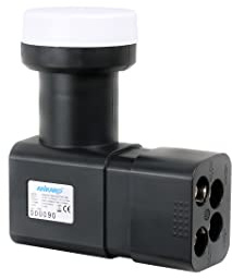 Ankaro LNC 4000 Quattro Premium mit ausziehbaren Wetterschutz, LTE protectet, 3D, 4K und UHD Ready (zum Anschluss an Multischalter) | LTE protectet, 3D, 4K und UHD Ready (zum Anschluss an Multischalter)