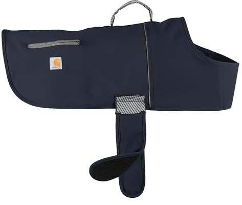 Carhartt Quick Duck Fleece Lined Dog Jac, Water-Repellent Dog Vest, Dark Sapphire, Large