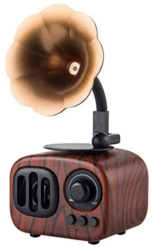 LXLTLB Cassa Home Cinema Grammofono Audio Subwoofer Carta Regalo Creativa Mini Radio Wireless Regalo Portatile Casa per Casa Party Movie Outdoor