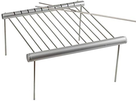 XXXXW Freistehende Grills Mini tragbarer Faltgrill-Grill Edelstahl Outdoor BBQ Grill Grillzubehör für 3-5 Personen Tragbarer Grill