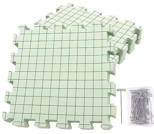 TEHAUX Tragbares 1-set Häkelblockierbrett Aus Schaumstoff Strickblockiermatten für Handarbeiten