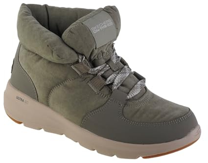 Skechers Bottes d'hiver pour femme, vert, 36 EU