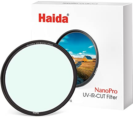 Haida 72 mm UV-IR-Schnittfilter, Nano-Beschichtung, UV-Infrarot-Schnittlinsenfilter