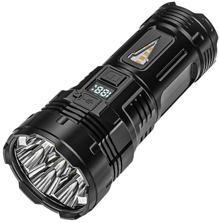 Linternas pequeñas potentes y portátiles para camping, potente linterna LED, linterna portátil, lámpara de camping compacta para exteriores