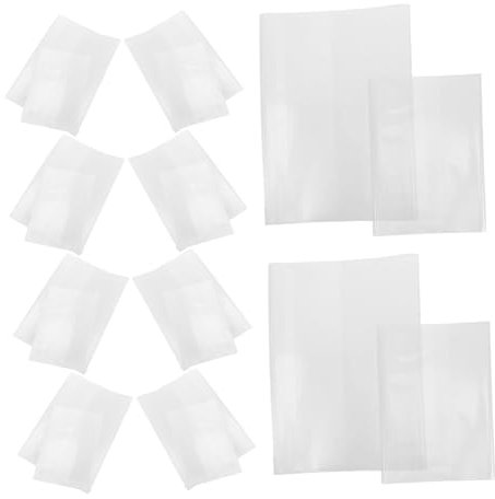 JEWEDECO 20stücke Transparente Buchhülle Für Hardcover Schutz Anti-kratz-buchhüllen Als Lehrbuchhülle Und Buchschutztasche Leicht Zu Reinigen -buchhüllen