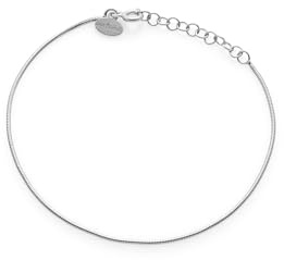 Louis Ciocchetti dal 1887- Bracciale Argento 925 Sottile, Fine, Bracciale fine donna elegante, ideale per charms, Braccialetto idea regalo Natale e San Valentino, made in italy