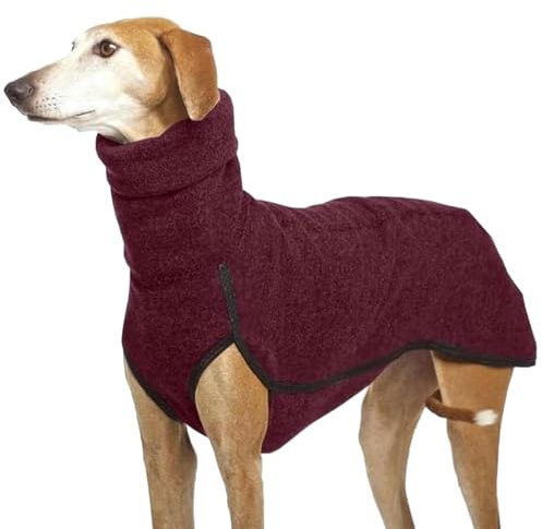 Abrigo cálido para perro | Jersey para Whippet | Abrigo para galgos | Abrigo italiano para Whippet | Jerséis para perros de cuerpo completo con cuello tortuga Jersey para Whippet | Mono acogedor para