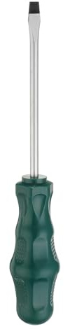 QUARKZMAN SL5 Cacciavite a Testa Piana 7,5 Cacciaviti Magnetici a Taglio 3,9 CR-V con Manico Ergonomico per Riparazioni Fai Da Te, Verde