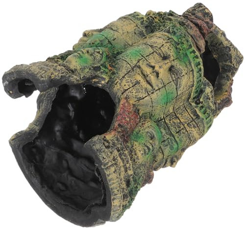 FONDOTIN Cachette Décorative pour Reptiles Décoration Vivid pour Terrarium Et Habitat Naturel Accessoire pour Lézards Et Serpents