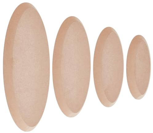 OLYCRAFT 4 Stück 4 Größen Ovale Töpferformen Keramikplatten Formformen Keramikform Für Ton Töpferplatten Zum Handbau Ovale Keramik Formplatten Töpferwerkzeuge Für Die Keramikherstellung