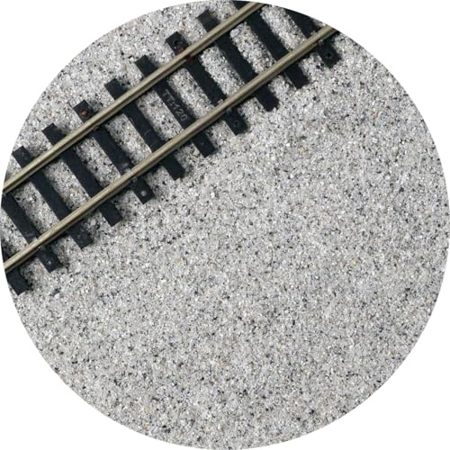 TT:120 Scale Model Railway Track Ballast - Light Grey | 500g | Model Railway Scenery Material