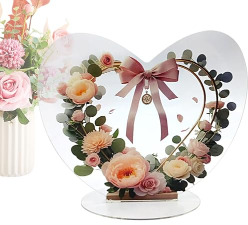 Decoración de Amor Corona De San Valentín En Forma De Corazón