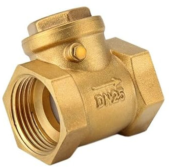 ZXTIIEUF Innengewinde Messing Rückschlagklappe 232PSI Wasserrückfluss DN32 DN40 DN50 Optional 1St(DN50)