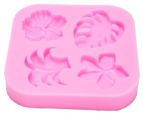 Hiraith Molde para Hornear de Silicona de Flores y Hojas | Decoración de Fondant y Chocolate Antiadherente de Grado Alimenticio | Resistente Al Calor, Multipropósito para Pasteles,